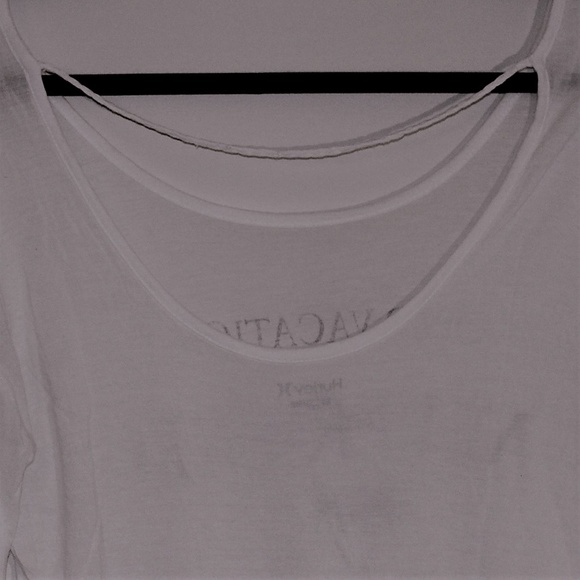 Hurley Graphic Tee Open Back Vacation Shirt - Picture 3 of 8